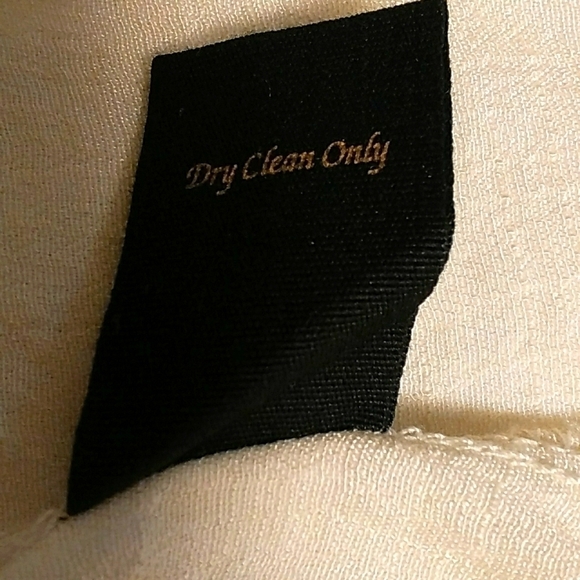 Mine Anthropologie Cream Cotton Blend Rayon Lace 3/4 Sleeves Blouse Size S - Picture 13 of 13